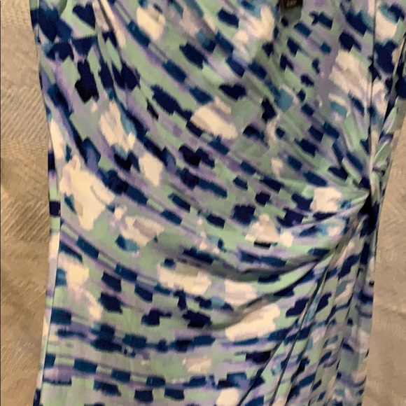 Nic + Zoe Ruched Sleeveless Dress Size PM NWTs - Picture 6 of 8